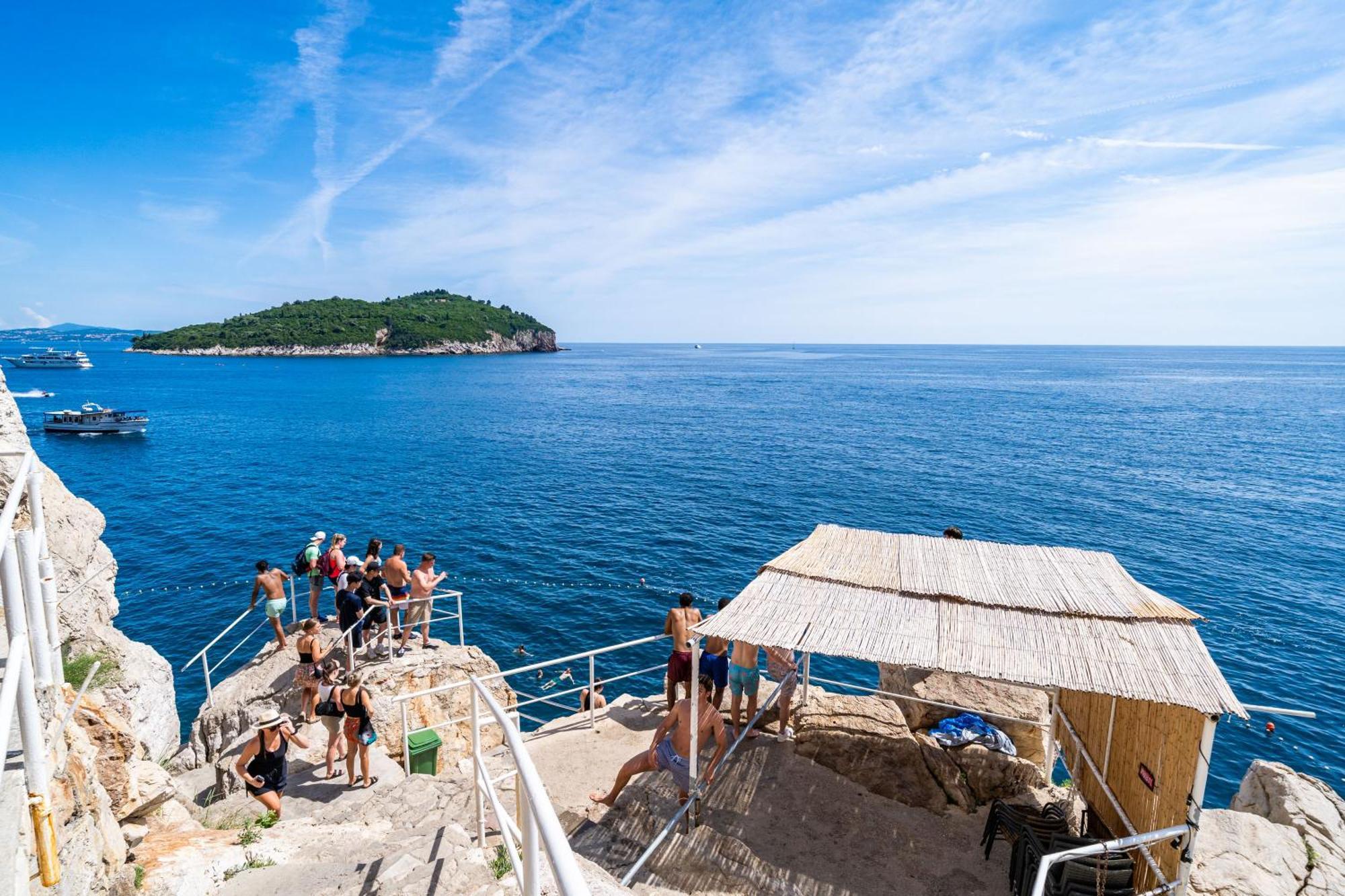 Lovely Holiday House Othello Next To The Buza Beach 두브로브니크 외부 사진